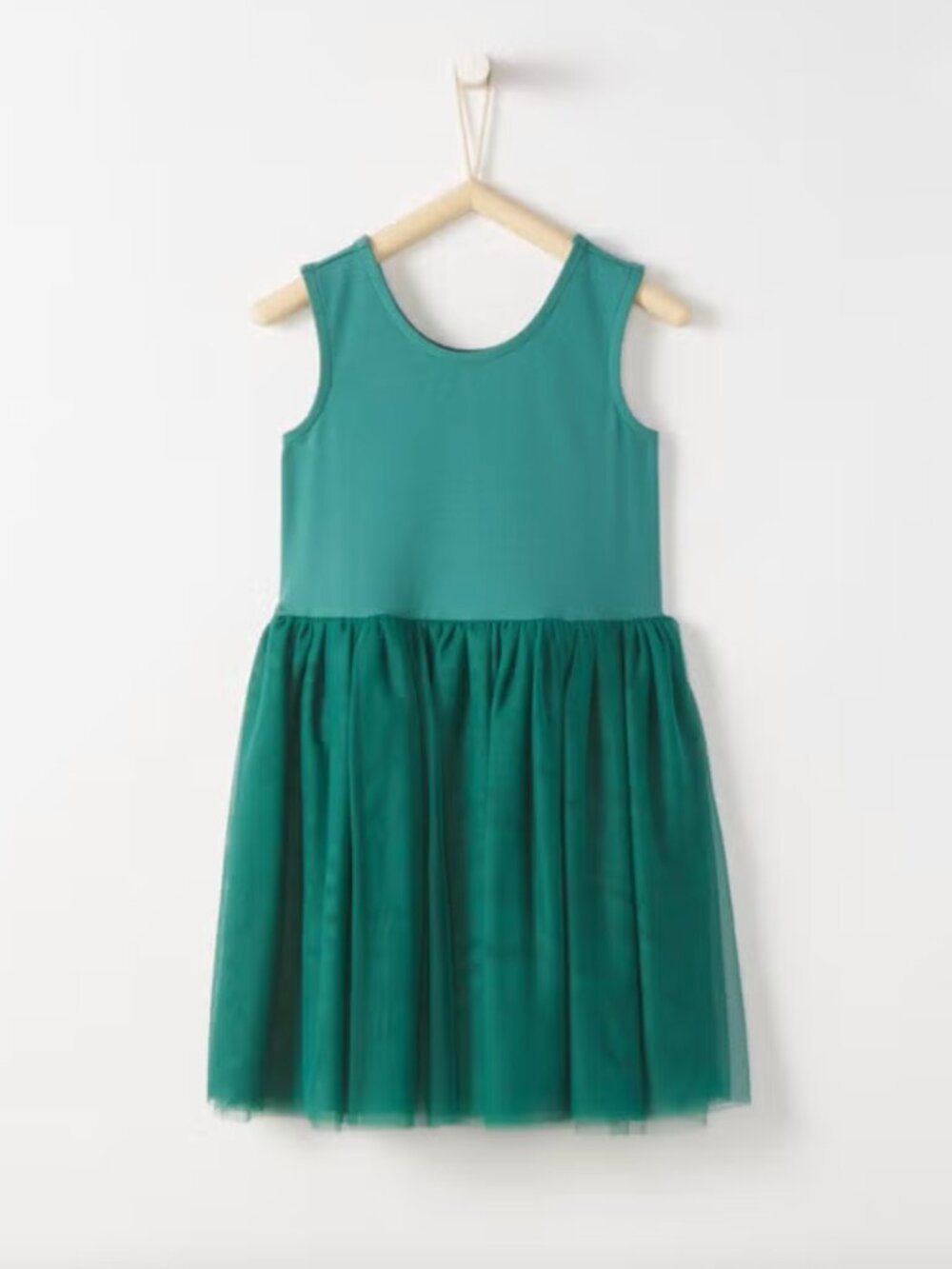 NWT Hanna Andersson Tutu Dress In Soft Tulle | Teal | Size 6-7 (120)